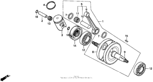 CR80R Коленвал