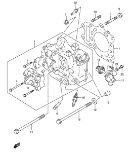 AN400 Головка цилиндров