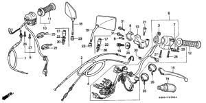 CA125 Handle lever / switch / cable