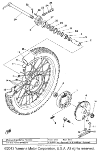 IT250G Переднее колесо