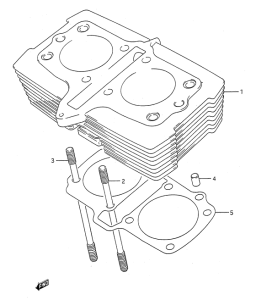 GS500 Цилиндр