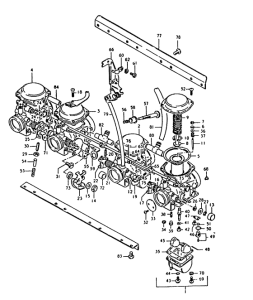 GS1000 Carburetor assy