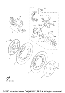 XVZ1300TFM Передний суппорт