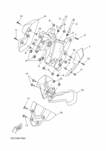 MT125 Обтекатель 2