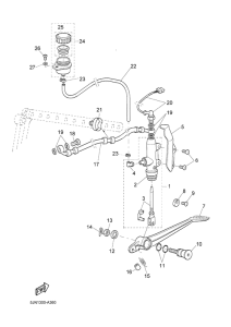 BT1100 Задний торм цилиндр