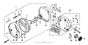 GL1100 Gl1100 headlight