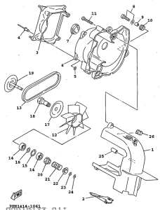 XC150I Кожух вентилятора
