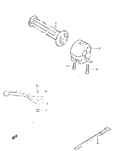 GSX400 Right handle switch
