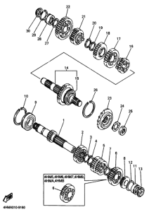 XJR400R ﾄﾗﾝｽﾐﾂｼﾖﾝ
