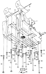 CL175 Lower crankcase