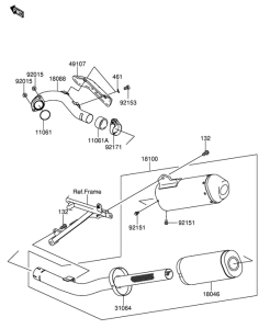 RM-Z250 Muffler comp