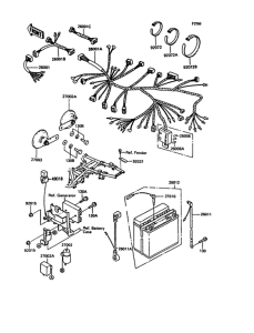 ZX400 Электрика