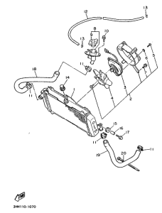 FZR600 Radiator. hose