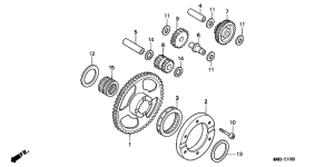 NX650 Муфта стартера