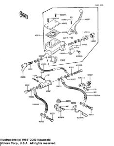 KZ1100 Передний тормозной цилиндр