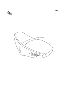 KMX80 Сиденье