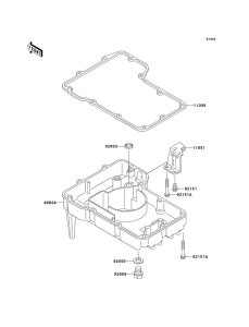 ZX600 Маслосборник