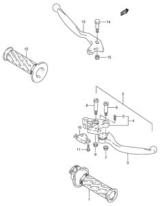 RF900 Рулевой рычаг