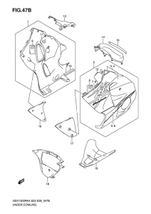 GSX1300R Under cowling