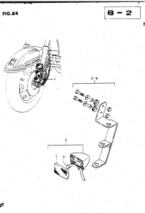 GV1400 Front marker lamp set