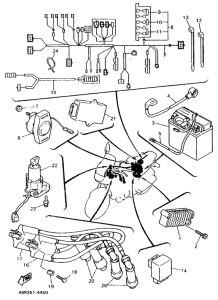 XJ600S Электрика 1
