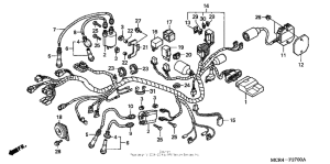 VT750DC Жгут проводов