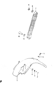CL50 Заднее крыло