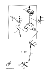 CW50 Передний тормозной цилиндр