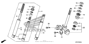 CHF50 Передняя вилка