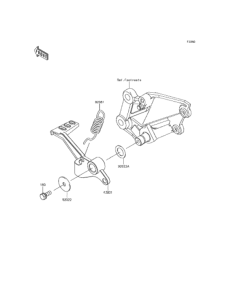 ER250 ブレーキペダル