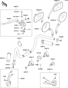 VN800 Handlebar(vn800-a1 / a2)
