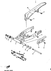 DT50R Brass arriere suspension