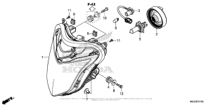 CB500X (ABS) Фара