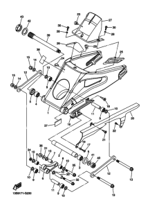 YZF-R6 Задний рычаг и подвеска