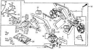 VF1000F Карбюратор