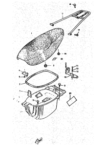 YM50 Сиденье и держатель