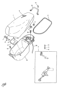 CW50RS Сидение