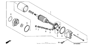VFR750R Стартер