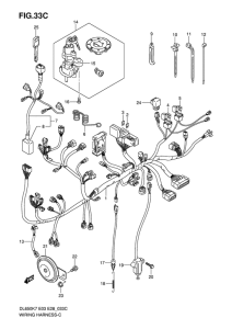 DL650 (ABS) Жгут проводов