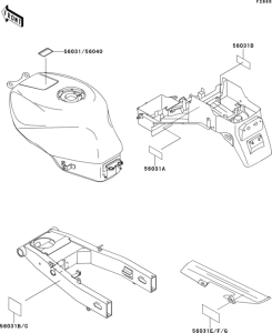 ZX600 Лейбл предостережения