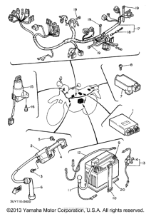 XT600EBC Электрика