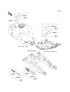 ER650 Наклейки
