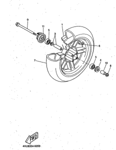 CW50 Переднее колесо