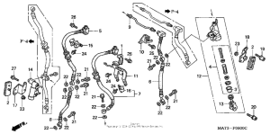CBR1100XX Второй главный цилиндр