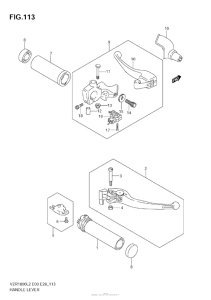 VZR1800 Handle Lever (Vzr1800 L2 E03)