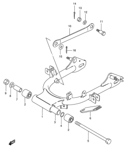 FM50 Маятник задний