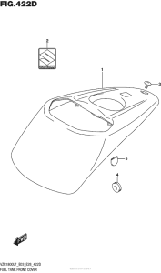 VZR1800 Fuel Tank Front Cover (Vzr1800Bzl7 E33)