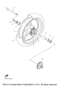 FJR1300A Переднее колесо