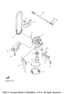 YZF-R6 Масляный насос