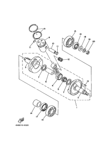 GT80 Коленчатый вал поршень